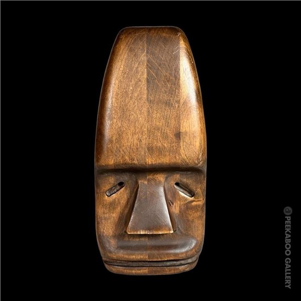 OCEANIC ARTS CARVED #439 POLYNESIAN MASK TIKI.