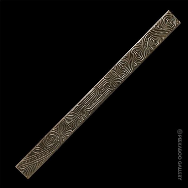 CARVED LEROY SCHMALTZ MAORI TRIM PANEL FROM OA WAREHOUSE.