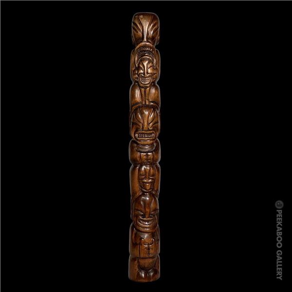 OCEANIC ARTS #158 BORA BORA STACKED CANNIBAL POST TIKI.
