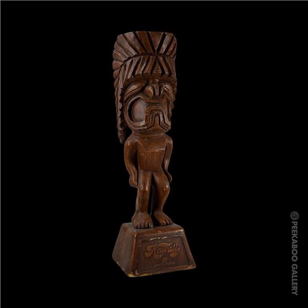 UNITED AIRLINES HAWAII TIKI PROMOTIONAL ADVERTISING FIGURE.