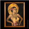 Image 1 : OFFICIAL LEETEG "HINA RAPA" WAHINE LITHOGRAPH PRINT.