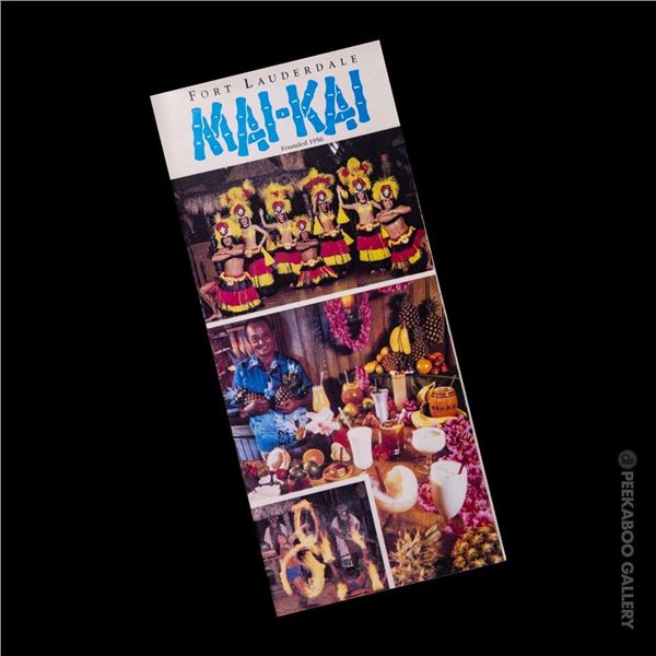 MULTILINGUAL 1970s MAI-KAI TOURIST BROCHURE.