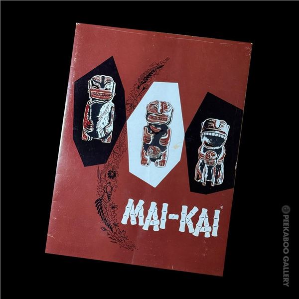 EARLY 1957 MAI-KAI CANNIBAL TRIO RESTAURANT MENU.