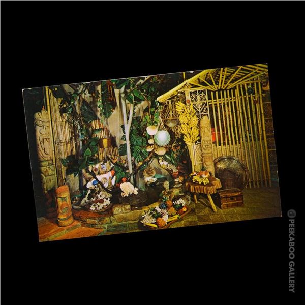 SVEN KIRSTEN KOLLECTION - DOBBS HOUSE LUAU POSTCARD.
