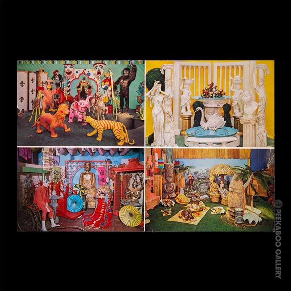 RARE OVERSIZED GIANT POSTCARD FOR EXOTIC DECOR & TIKI SUPPLIER - DICE INC.