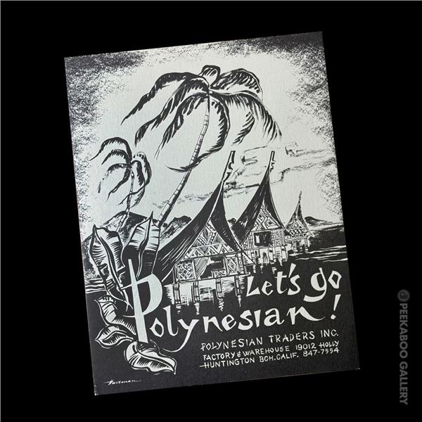 ULTRA RARE "LET'S GO POLYNESIAN!" - POLYNESIAN TRADERS CATALOG.
