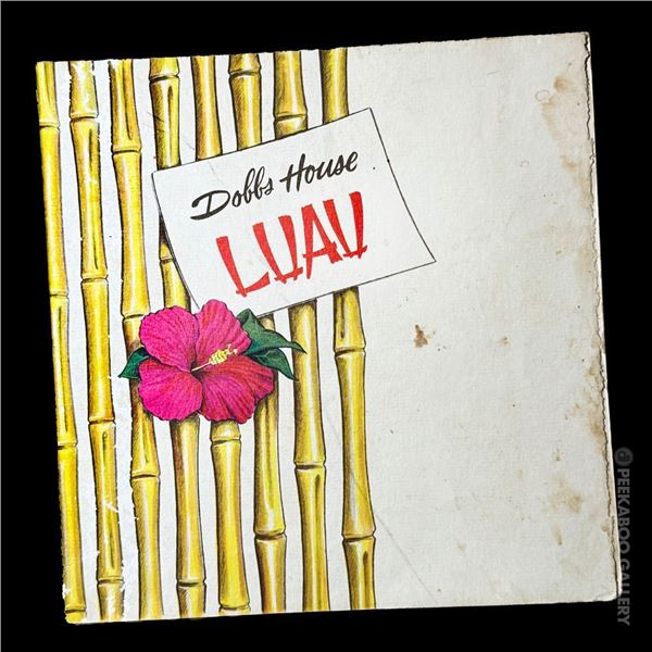"DOBBS HOUSE LUAU" COCKTAIL MENU.