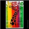 Image 1 : HAND-SIGNED JUNGLELAND PARK RESTRIKE SILKSCREEN ATTRACTION POSTER BY EARL NEWMAN.