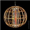 Image 1 : OCEANIC ARTS SIGNATURE #2386-S "KOOBOO CANE SHADE" LAMP.