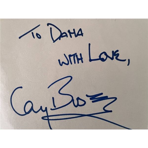 Point Break Star Gary Busey autograph