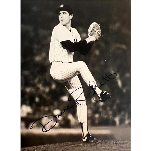 NY Yankee Dave Righetti signed photo