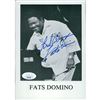 Image 1 : Musician Fats Domino signed photo. JSA Authenticated