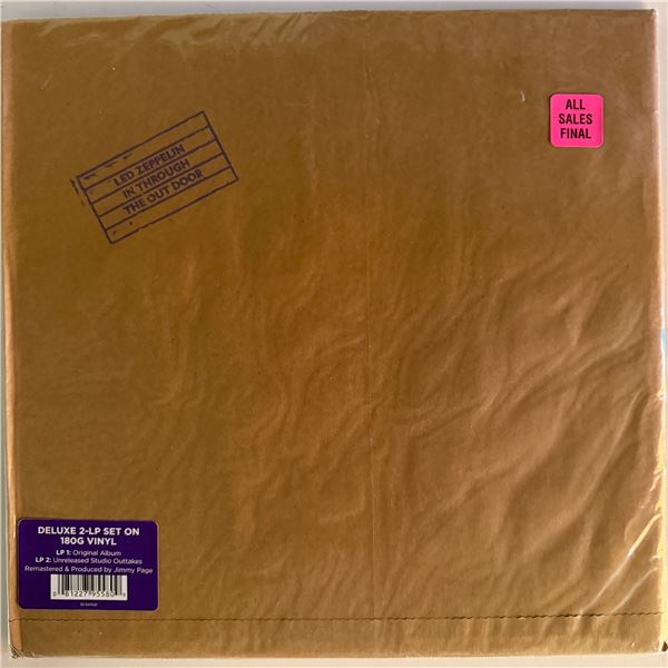 Led Zeppelin In Through The Out Door Remastered album pressing