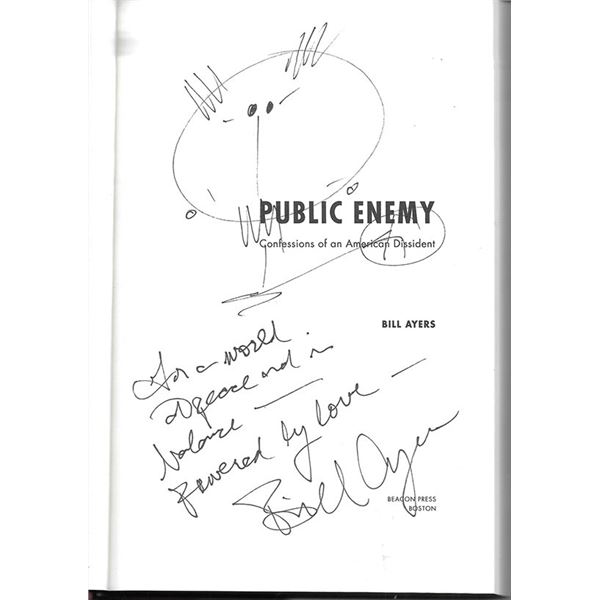 Revolutionary Group Founder Bill Ayers Signed Book