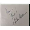Image 1 : 60 Minutes Mike Wallace autograph