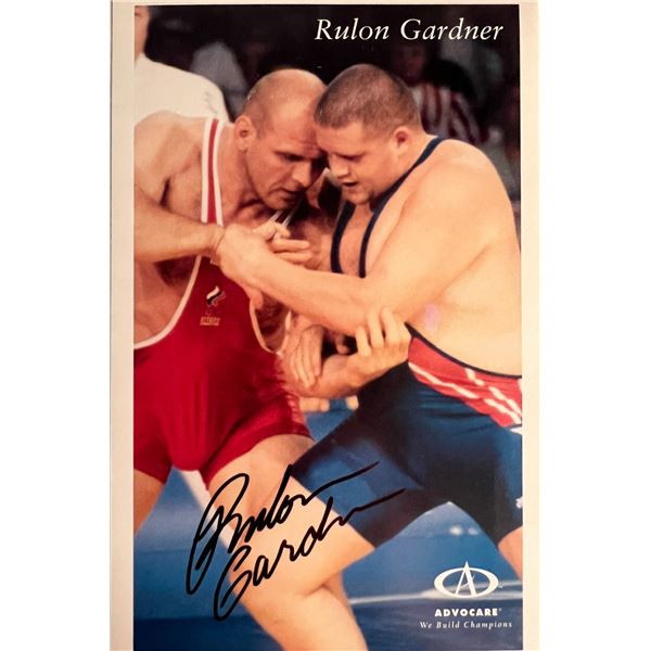 Olympic Gold Medalist Rulon Gardner signed photo
