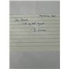 Image 1 : Dr. Grollman signed note