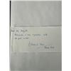 Image 1 : Black Rod Lieutenant General Edward Davis signed note