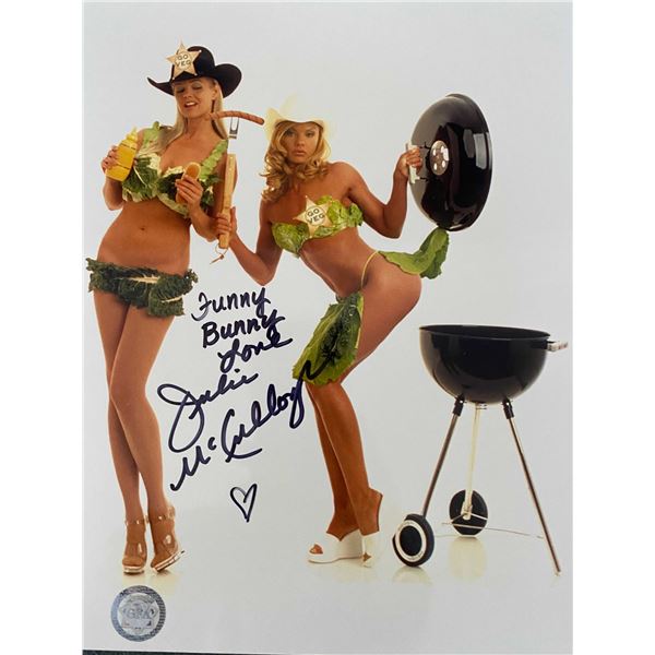 Playboy model Julie McCullough signed photo