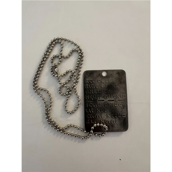 Israel Memorial Necklace â€“ Missing Soldiers Tribute Dog Tag (1x2 Inches)