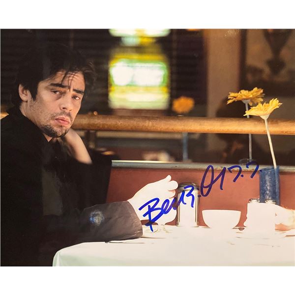Things We Lost in the Fire Benicio del Toro Signed Movie Photo