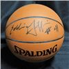 Image 3 : Houston Rockets Eddie Griffin Signed Spalding Official All-Court Basketball JSA Authenticated