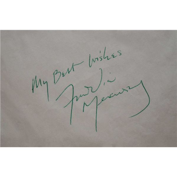 Queen Lead Singer Freddie Mercury Signature Strip