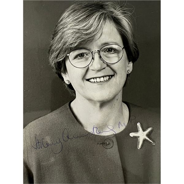 British Labour Party politician Hilary Armstrong signed photo