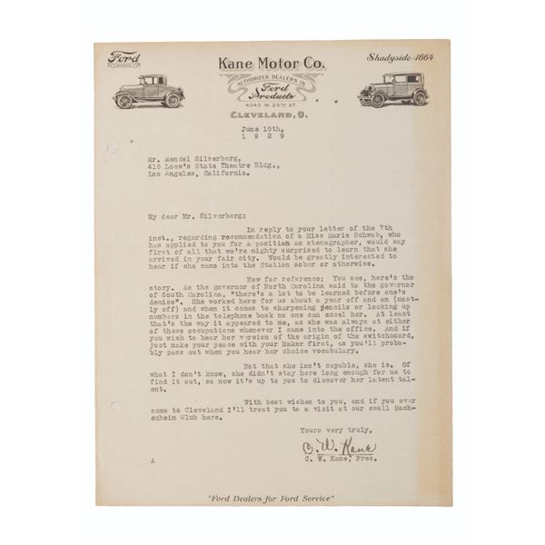 A Scathing Letter of Recommendation to Mendel Silverberg.