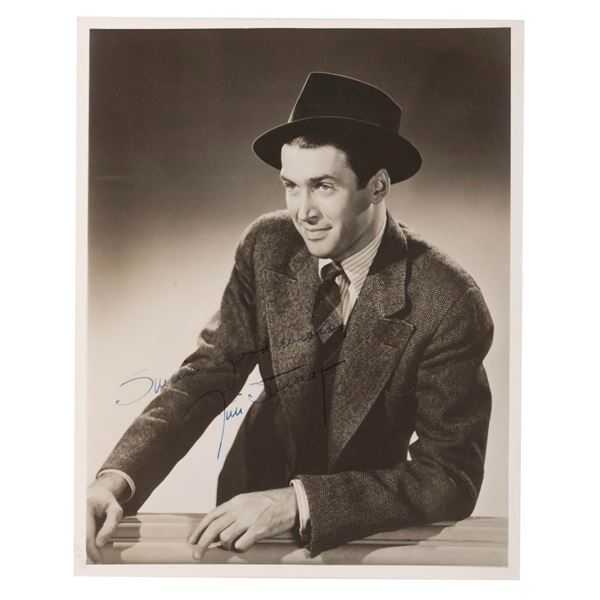 A Signed Jimmy Stewart Photo.