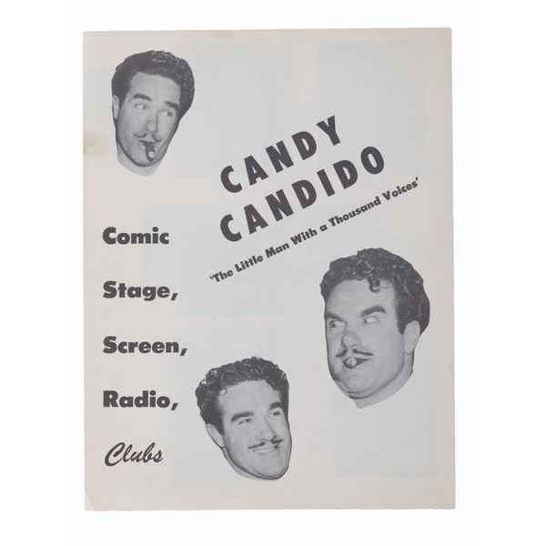 A Voice Artist Candy Candido Brochure.