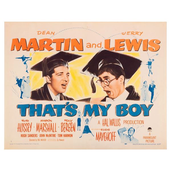 A "That's My Boy" Half-Sheet.