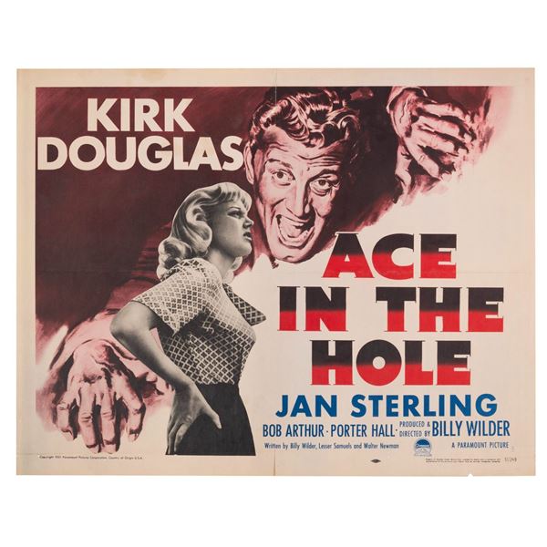 An "Ace In The Hole" Half-Sheet.