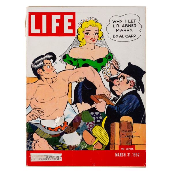 A Jane Russell signed 1952 LIFE Magazine.