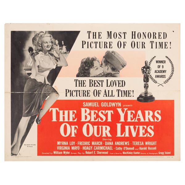 A "The Best Years of Our Lives" Half-Sheet.