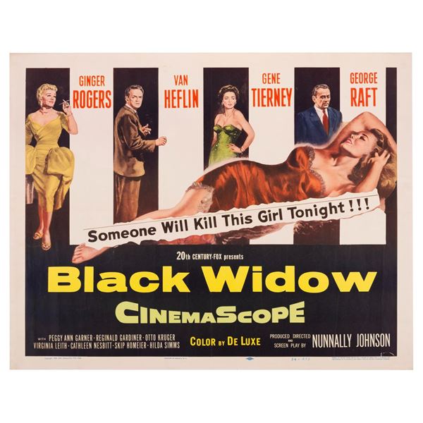 A "Black Widow" Half-Sheet.