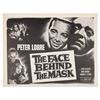 Image 1 : A "The Face Behind the Mask" Half-Sheet.