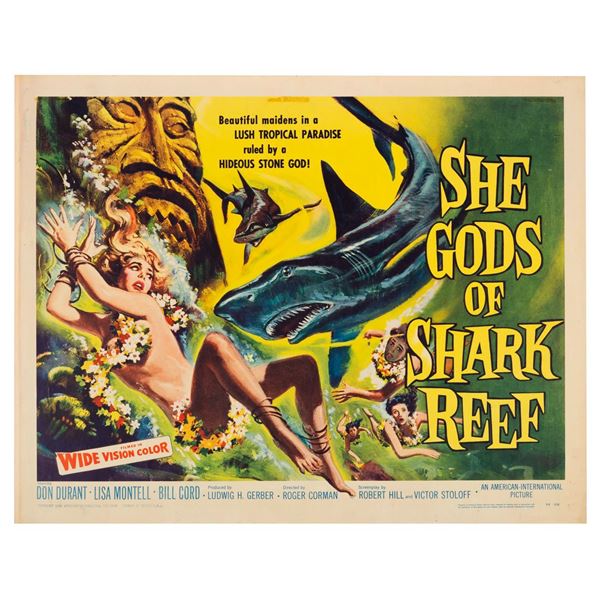 A "She Gods of Shark Reef" Half-Sheet.