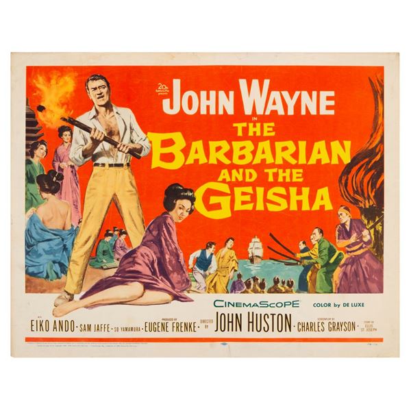 A "The Barbarian and the Geisha" Half-Sheet.