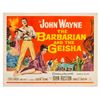 Image 1 : A "The Barbarian and the Geisha" Half-Sheet.