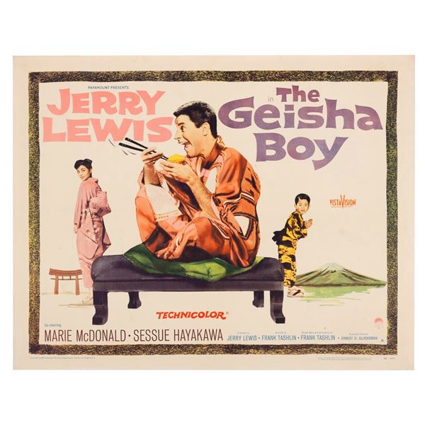 A "The Geisha Boy" Half Sheet.