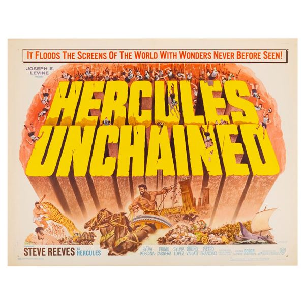 A "Hercules Unchained" Half-Sheet.
