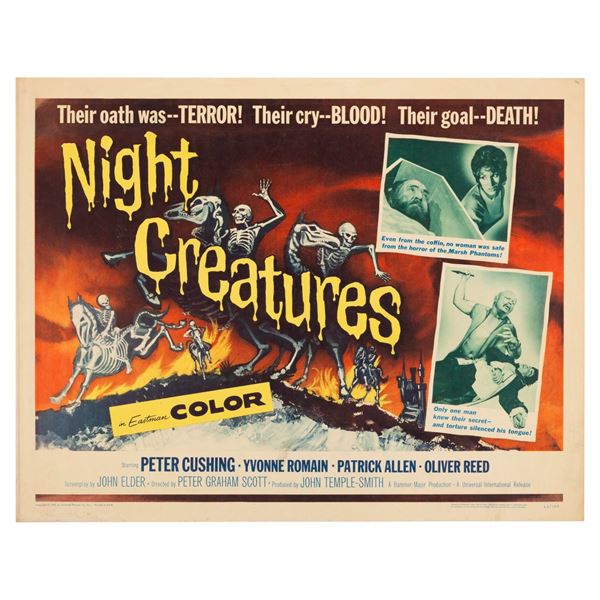 A "Night Creatures" Half-Sheet.