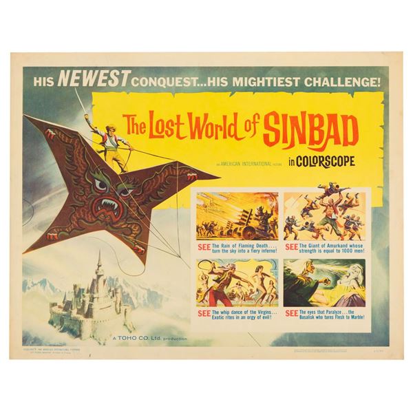 A "The Lost World of Sinbad" Half-Sheet.