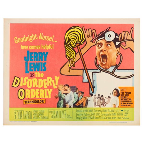 A "The Disorderly Orderly" Half-Sheet.