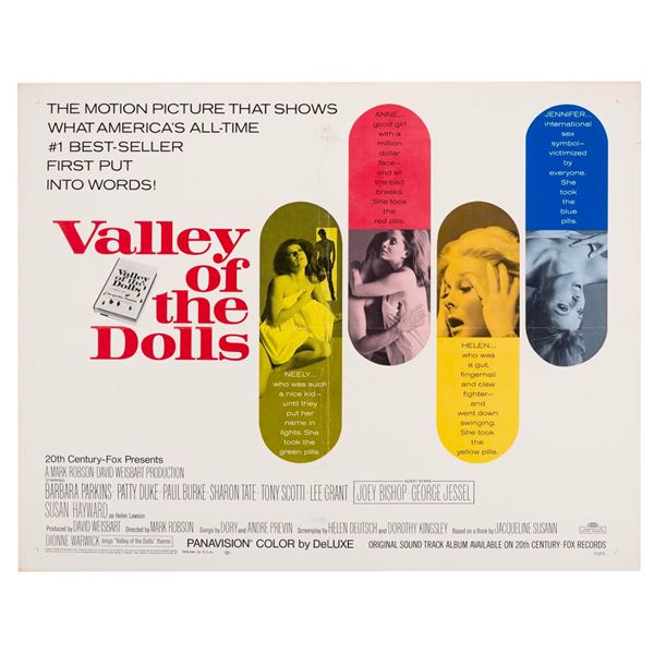 A "Valley of the Dolls" Half-Sheet.