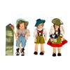 Image 1 : A Trio of Lenci Austrian Disney Dolls.