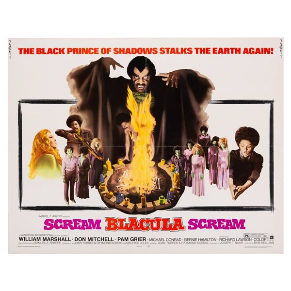 A "Scream Blacula Scream" Half-Sheet.