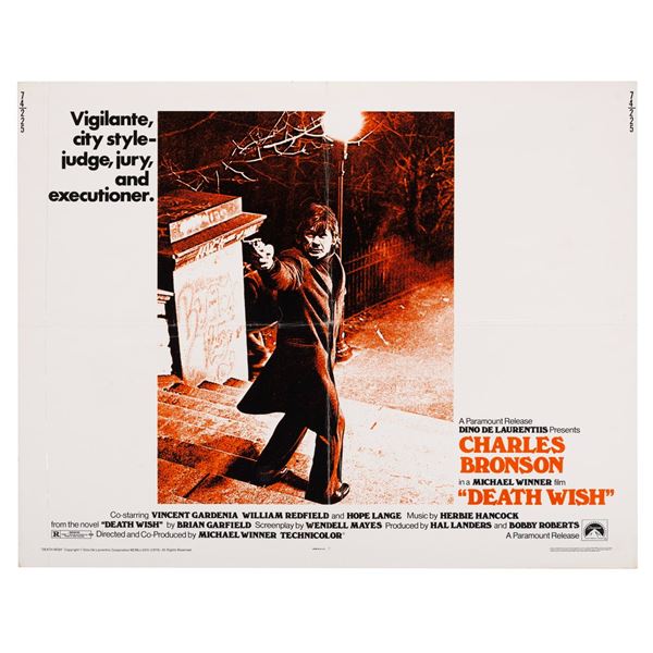 A "Death Wish" Half-Sheet.