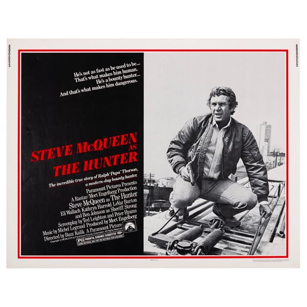 A Steve McQueen “The Hunter” Half-Sheet.